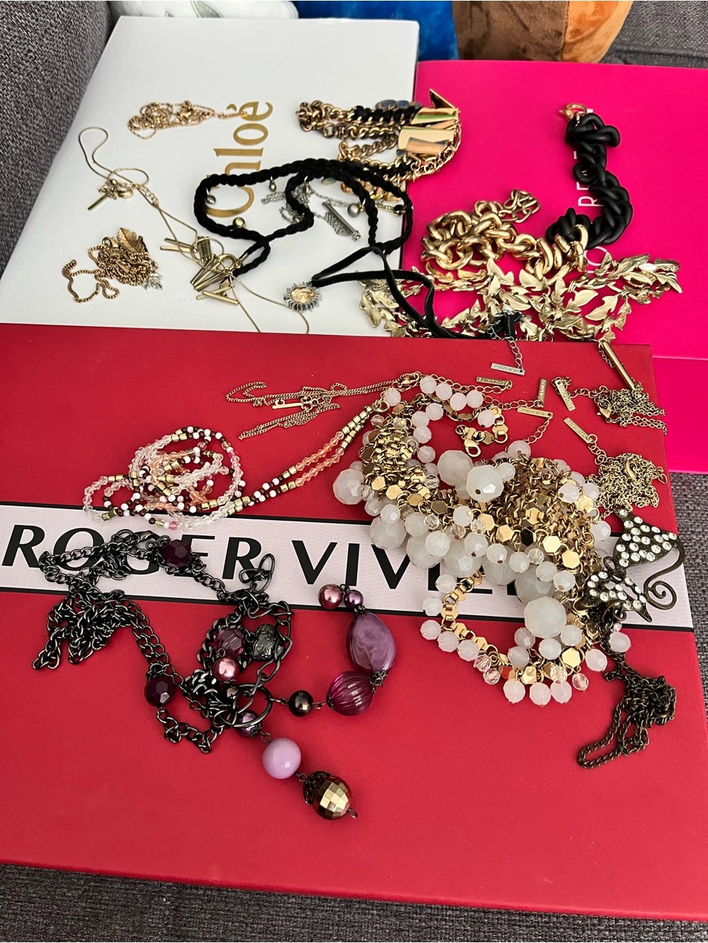 DYNAMITE Jewelry Lot 15+ Pcs Bulk | Brand Name Statement Necklaces, Bracelets